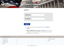 Tablet Screenshot of americangovernment.abc-clio.com