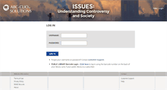 Desktop Screenshot of issues.abc-clio.com