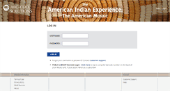 Desktop Screenshot of americanindian.abc-clio.com