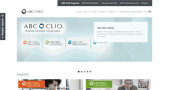 Desktop Screenshot of abc-clio.com
