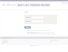 Tablet Screenshot of dailylife2.abc-clio.com